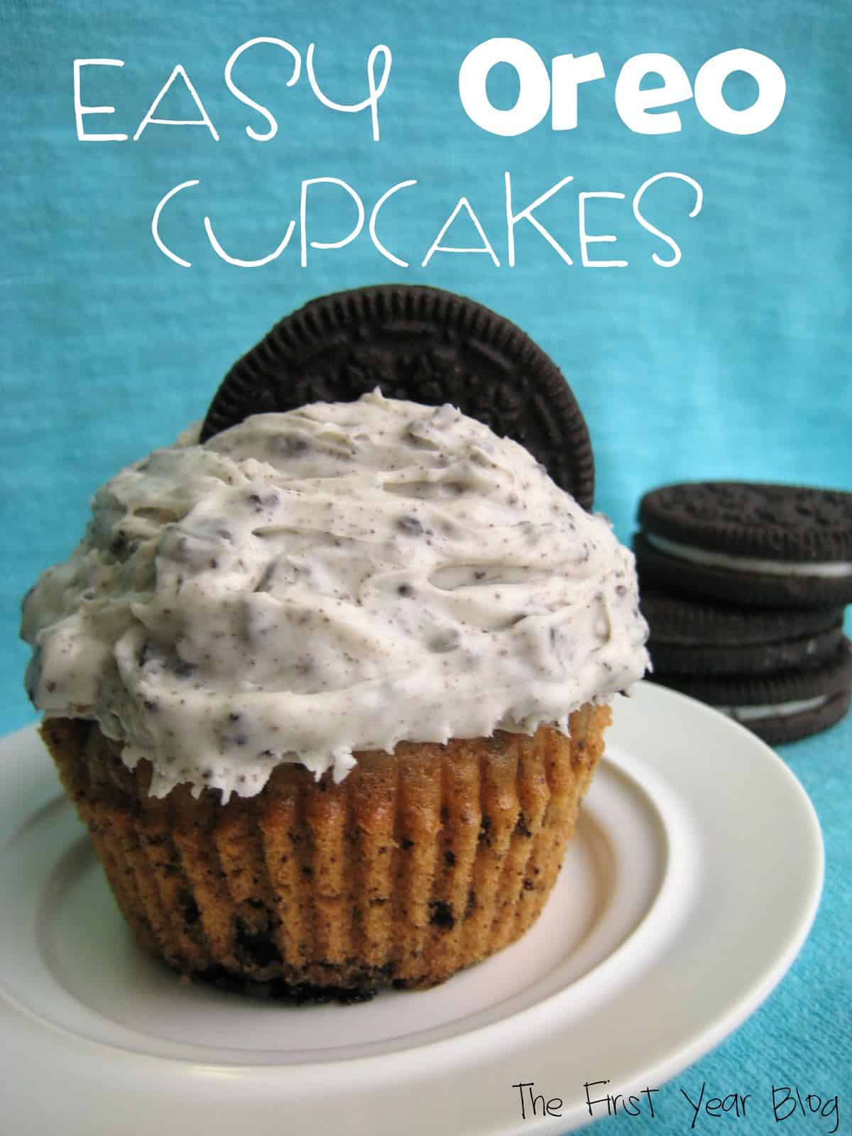 Easy Oreo Cupcakes The First Year