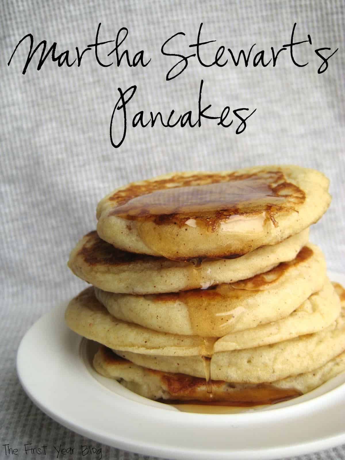 Martha Stewart's Pancakes The First Year