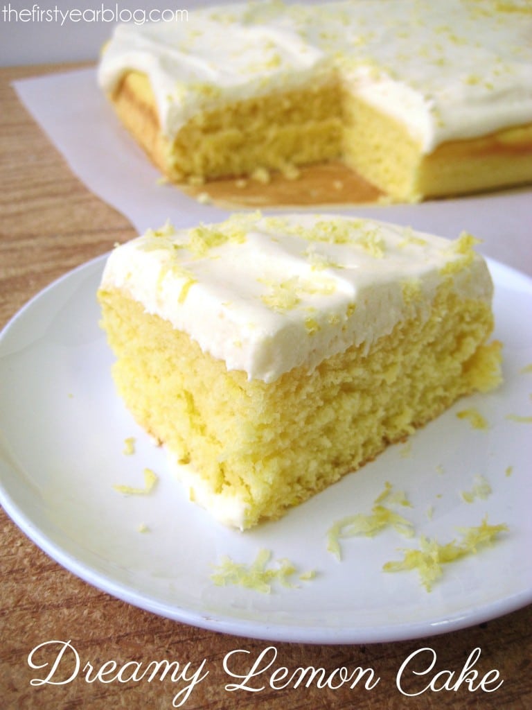Dreamy Lemon Cake #lemoncake