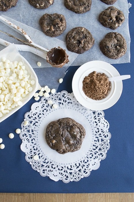 Double Fudge Oreo White Chocolate Chip Cookies | The First Year Blog