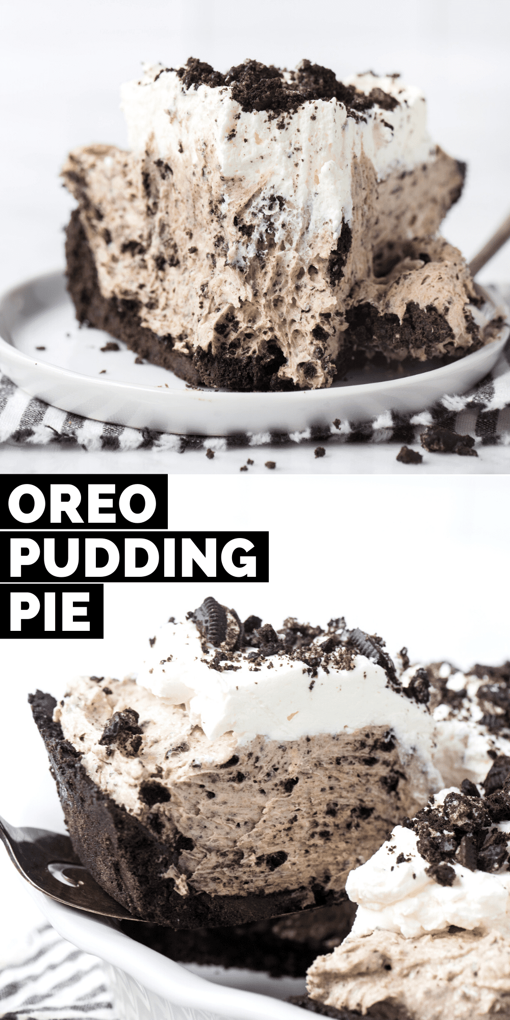 Oreo Pudding Pie No Bake Pie Recipe