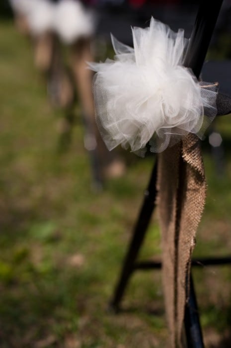 Rustic Wedding Chair Decor