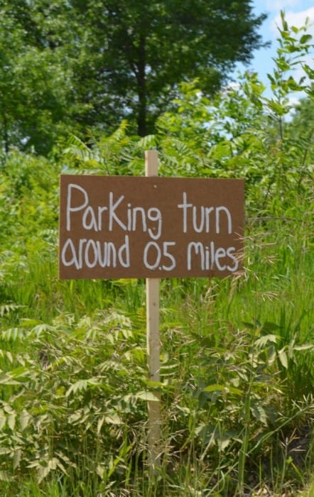 Wedding Parking Sign