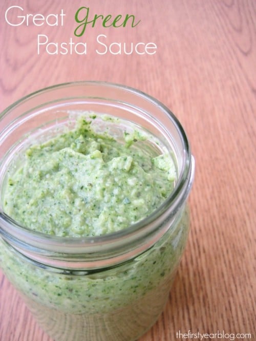 Great Green Pasta Sauce | The First Year