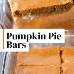 Easy Pumpkin Pie Bars - 8 ingredients with yellow cake mix!