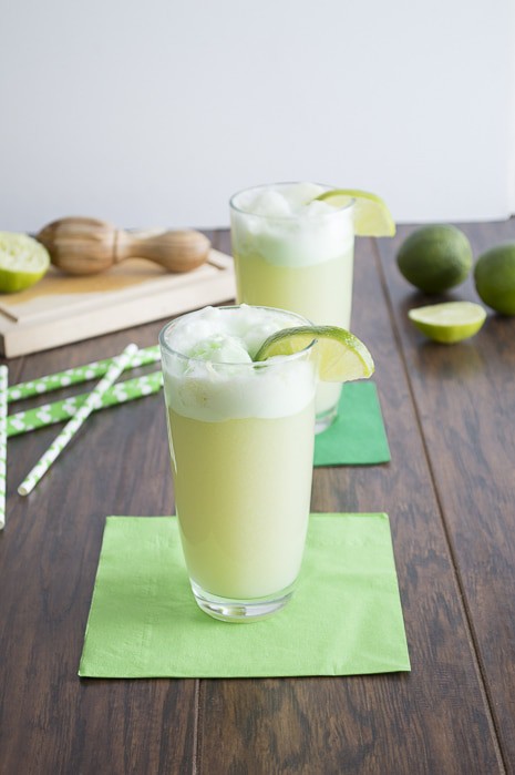 Lime Sherbet Floats