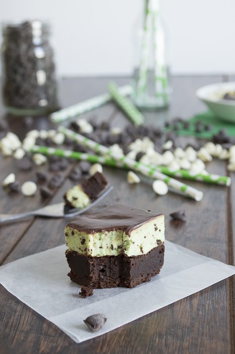 Mint Chip Mousse Brownies