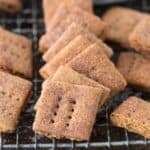 Homemade brown sugar cinnamon graham crackers that are packed with flavor and give store bought grahams a run for their money! Easily make these gluten free with GF all purpose flour!