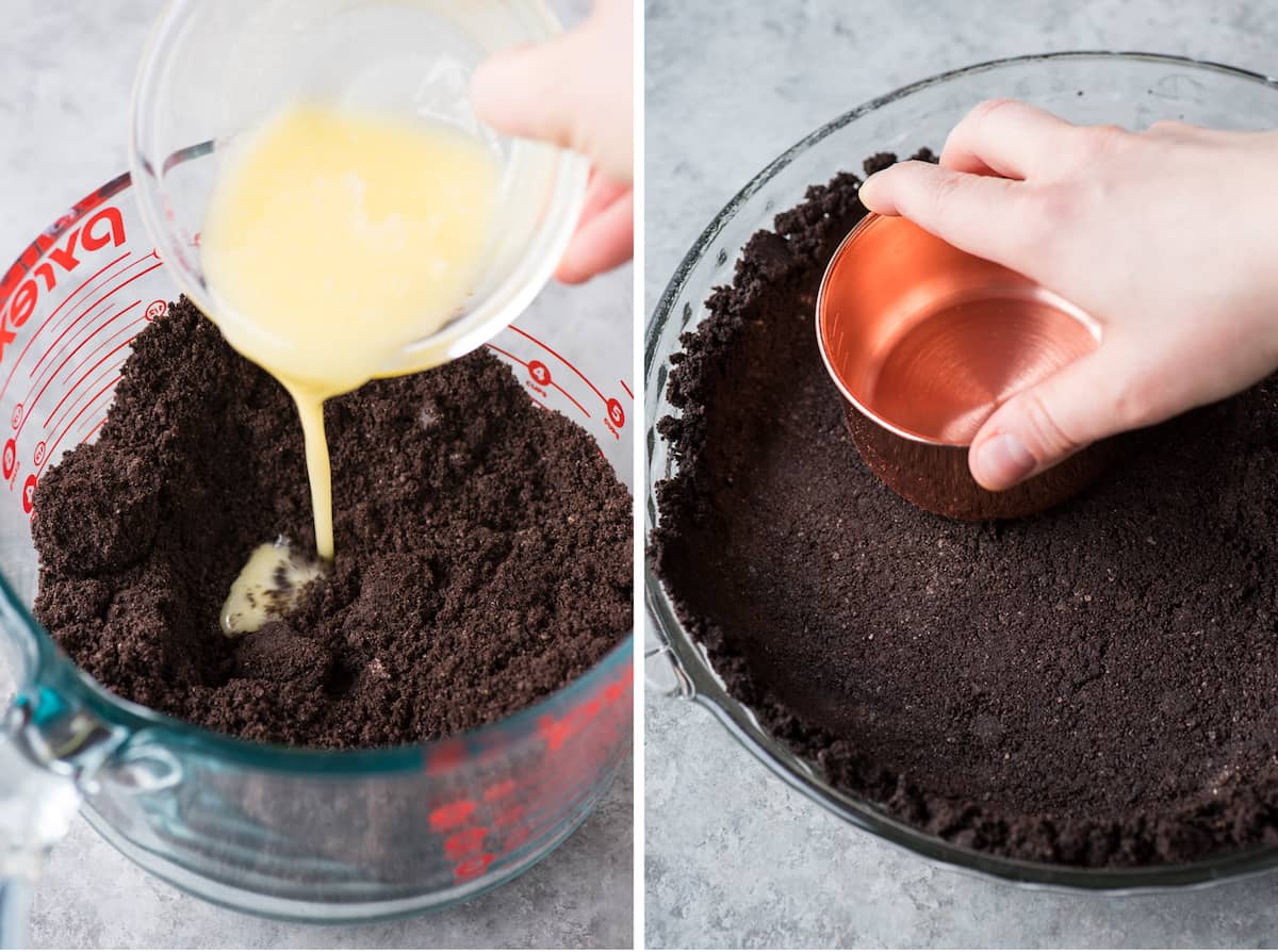 how to make oreo crust collage