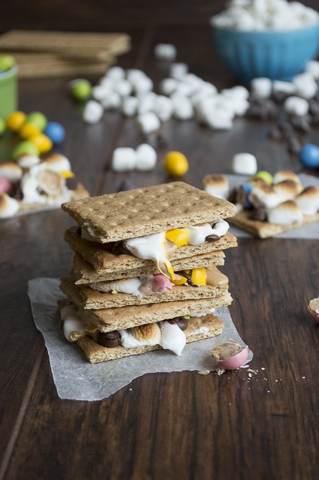 Peanut Butter Egg S'mores