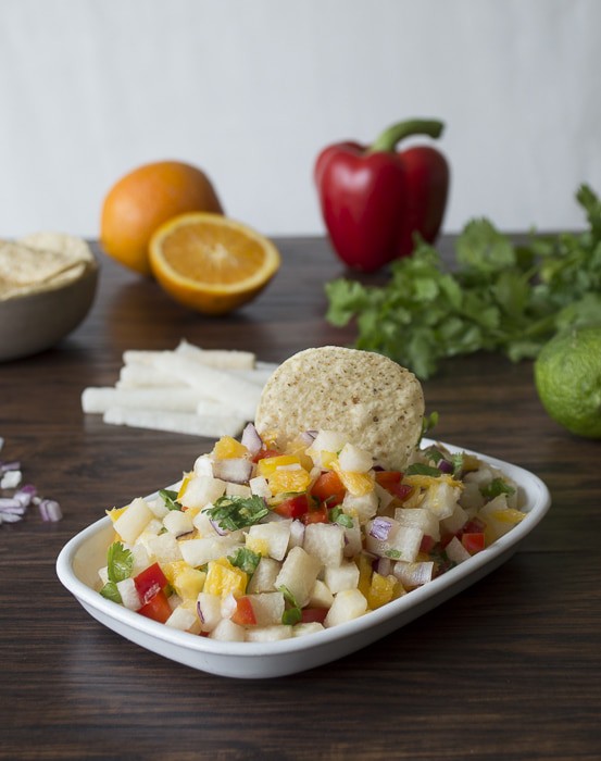 Jicama Citrus Salsa  The First Year