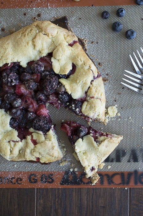 Out of the Pan Triple Berry Pie | The First Year