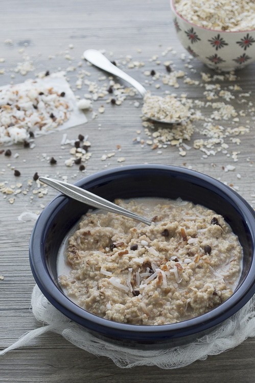 coconut chocolate chip oatmeal | The First Year