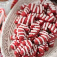 Candy Cane Oreo Balls