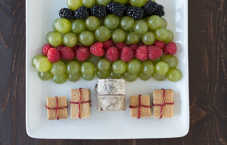 Christmas Tree Fruit Platter Healthy Christmas Appetizer