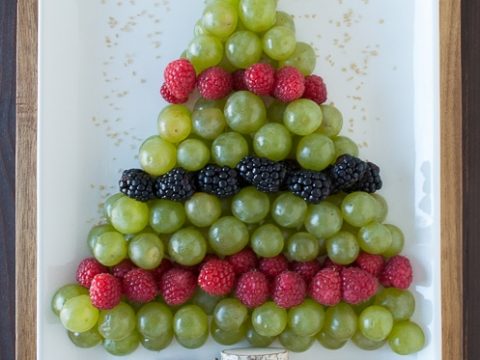 Christmas Tree Fruit Platter Healthy Christmas Appetizer