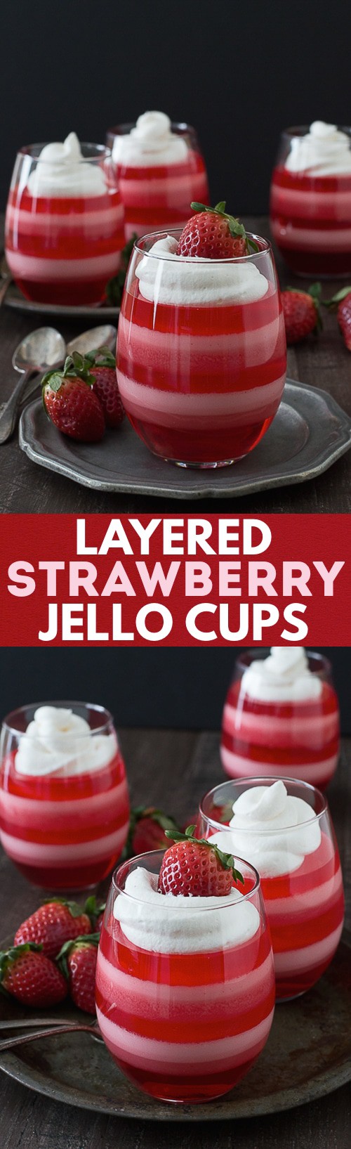 Layered Strawberry Jello Cups The First Year 