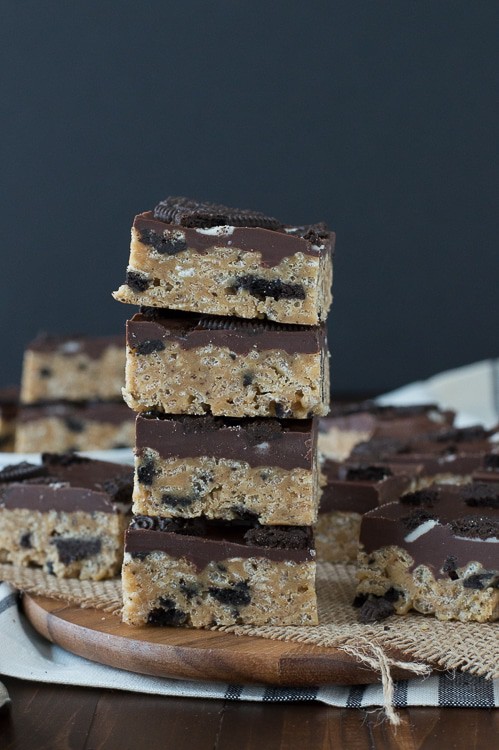 Oreo Scotcheroos - oh my gosh! If you love oreos and peanut butter, you will LOVE these!