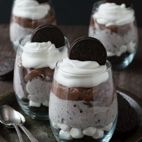 Over the Top Chocolate Cheesecake Oreo Parfaits | The First Year