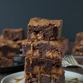 Rolo Stuffed Brownies | The First Year