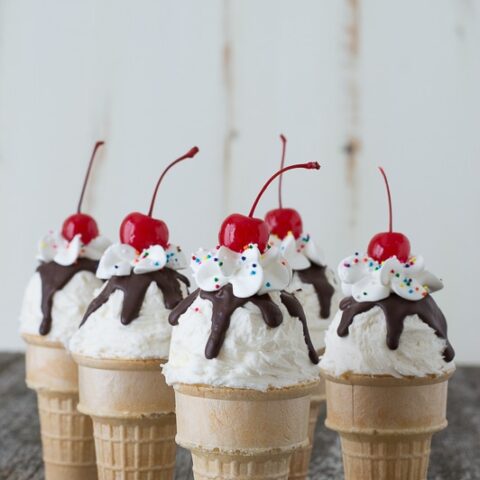 Ice Cream Cone Cupcakes
