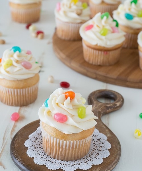 Jelly Belly Jelly Bean Cupcakes - the ultimate jelly bean cupcake with Jelly Belly Jelly Beans!
