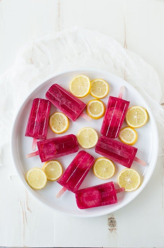 Passion Tea Lemonade Popsicles - everyone’s favorite Starbucks drink made into popsicles! 