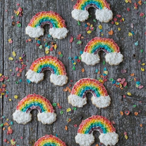 Rainbow Sugar Cookies