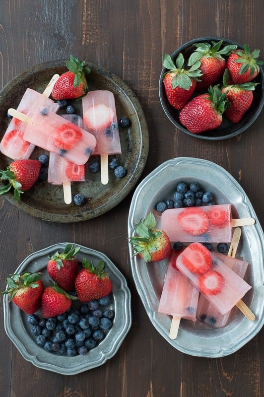 Berry Lemonade Popsicles