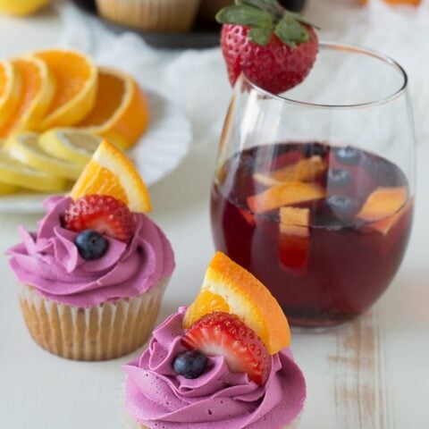 Sangria Cupcakes