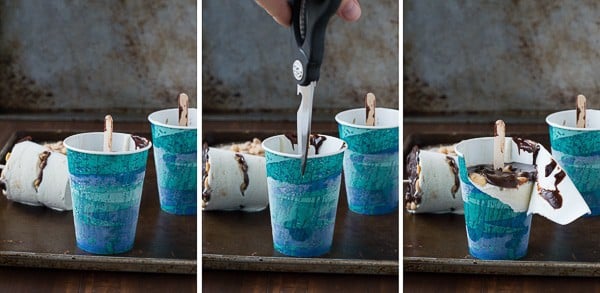 A homemade version of Dairy Queen’s buster bars! With homemade ice cream, hot fudge, and magic shell!