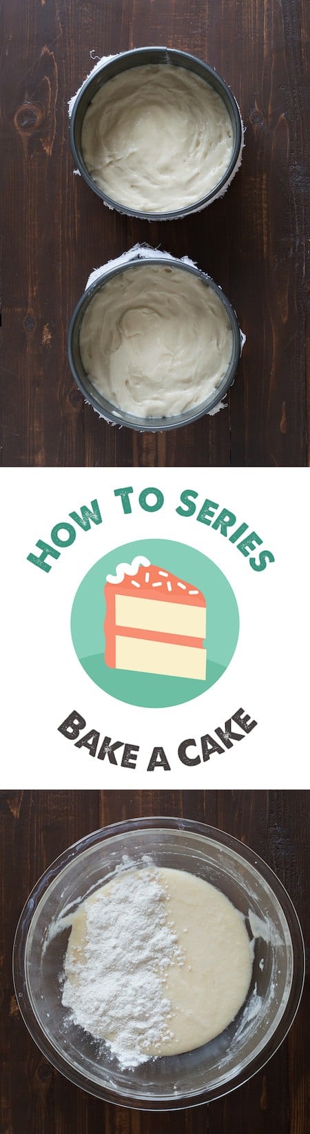 How to Bake a Cake - a step by step picture tutorial! 