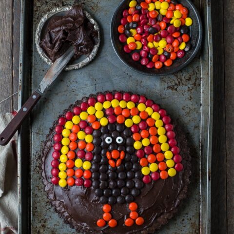 Chocolate Brownie Turkey Tart