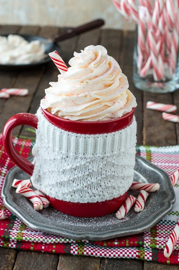 Peppermint Buttercream - easy frosting with 4 ingredients!