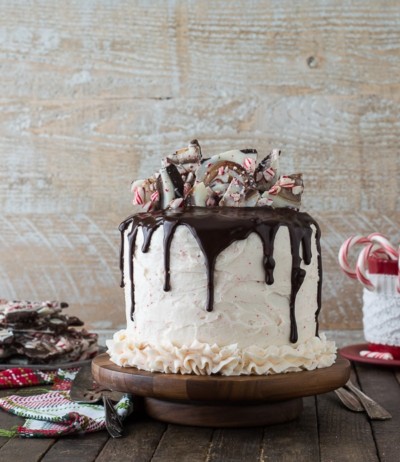 Peppermint Chocolate Cake