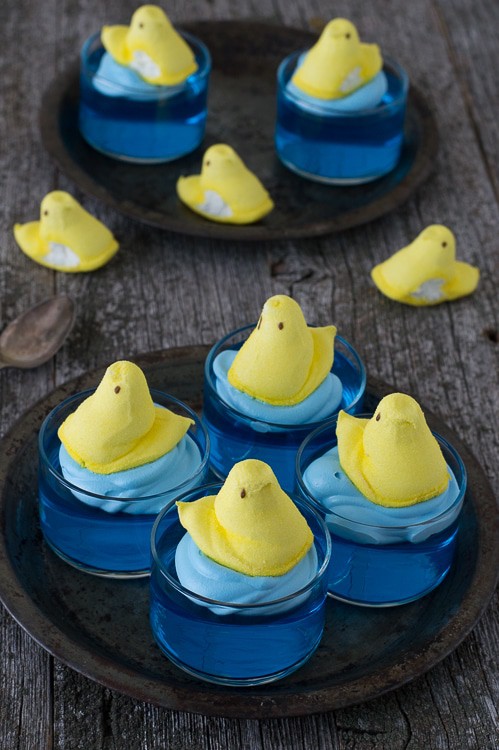 Swimming Peeps Jello Cups