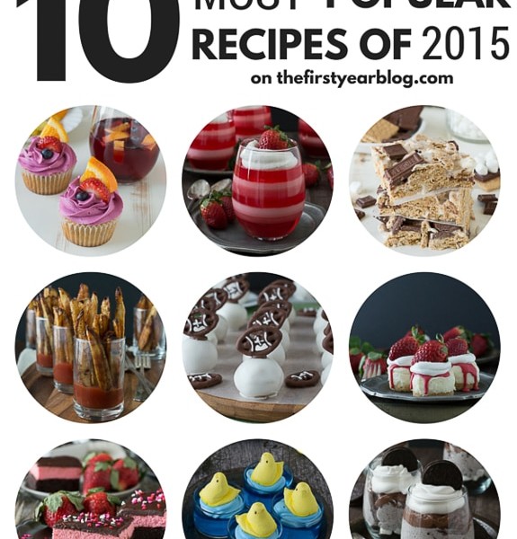 Top 10 Recipe of 2015 on thefirstyearblog.com