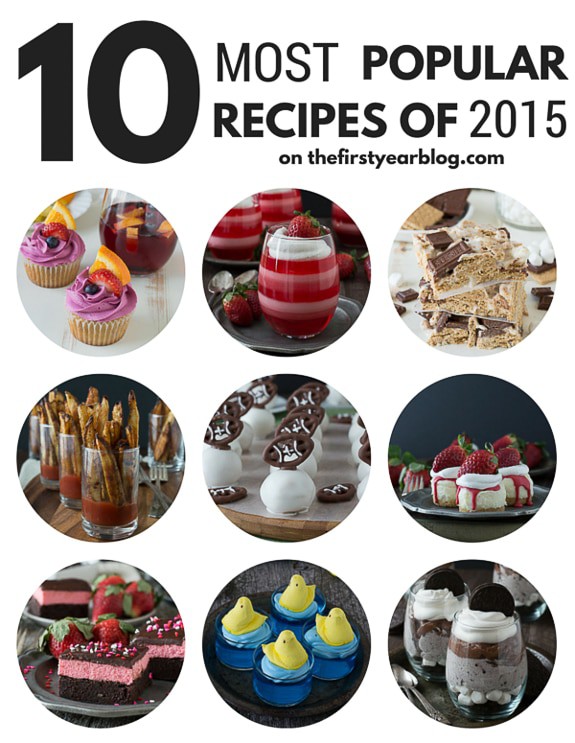 Top 10 Recipe of 2015 on thefirstyearblog.com