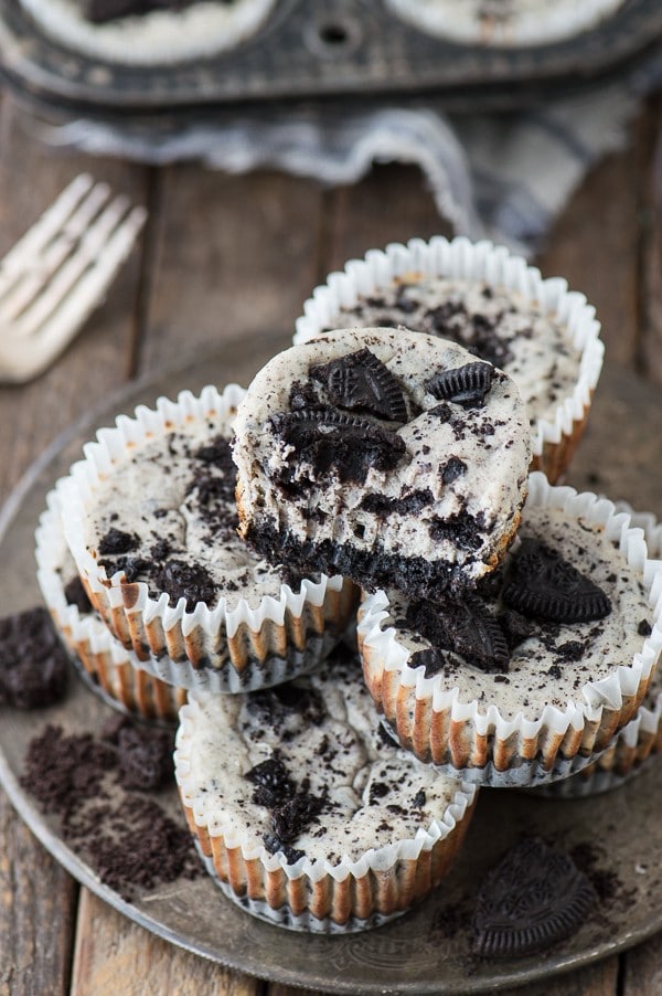 Mini Oreo Cheesecakes