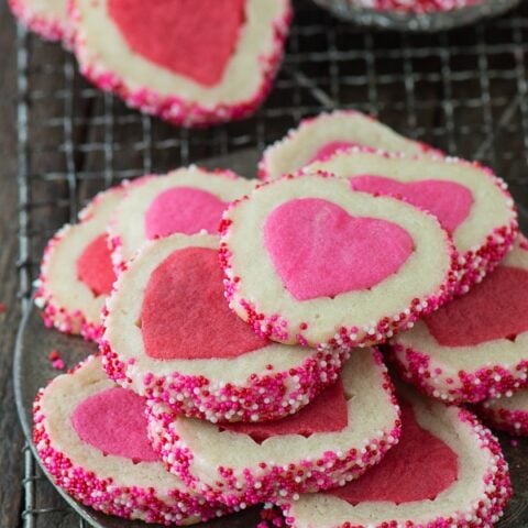 Valentine’s Day Slice N’ Bake Cookies