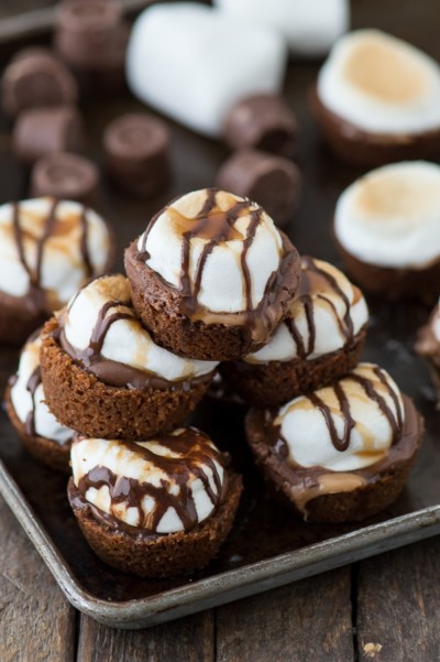 Turtle S'mores Bites