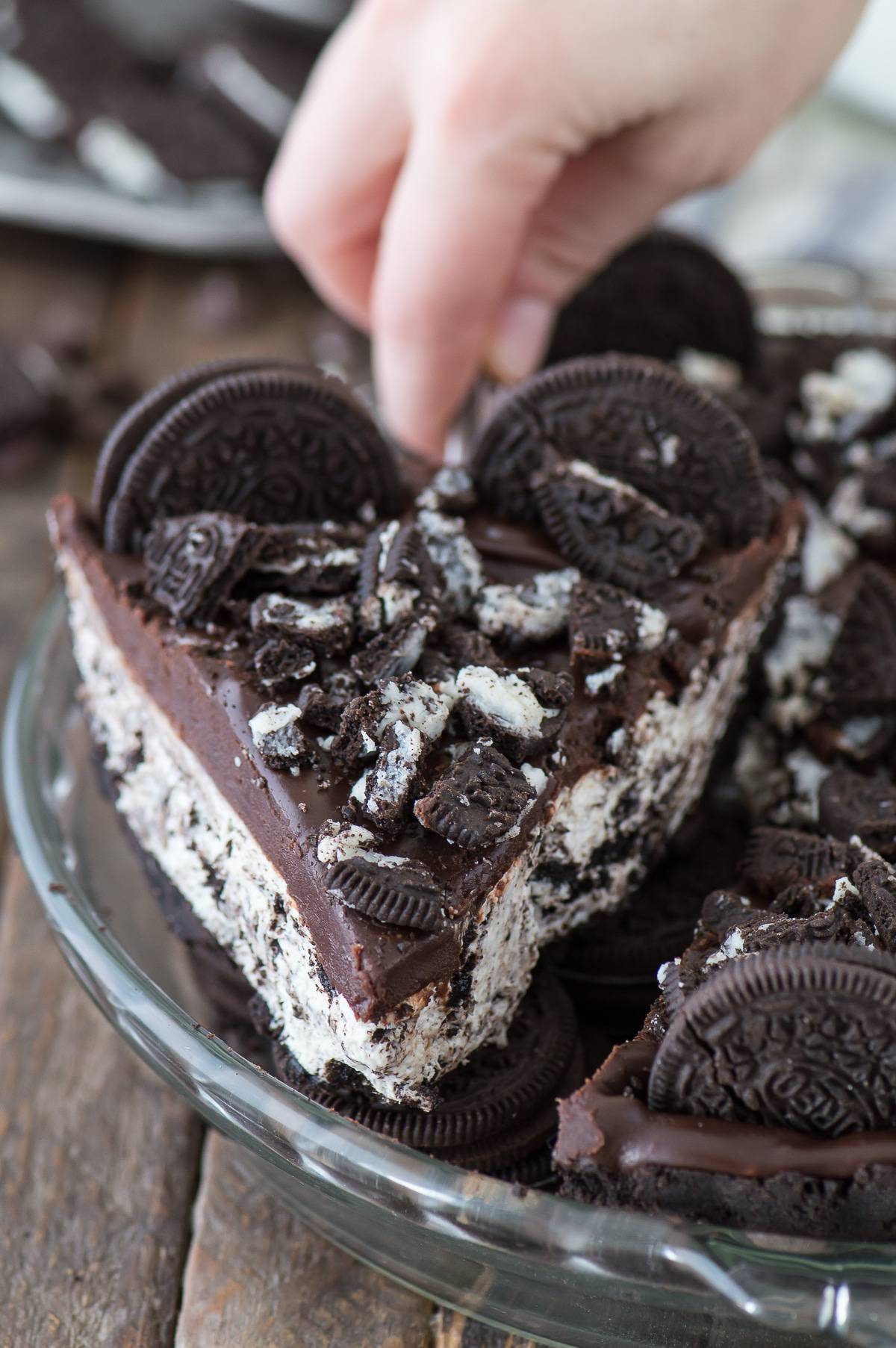 Oreo Pie - a no bake pie!