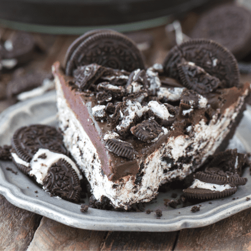 Oreo Pie - a no bake pie!