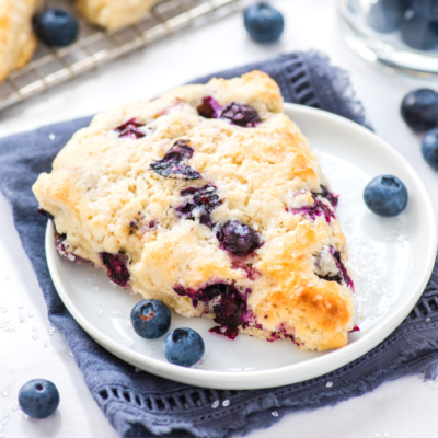 Blueberry Scones with Buttermilk - The First Year