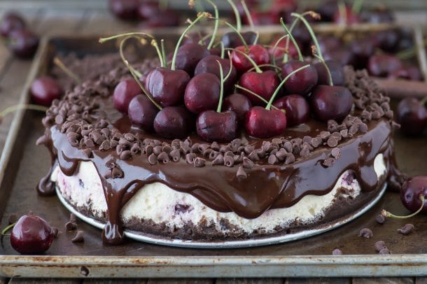 Chocolate Cherry Cheesecake