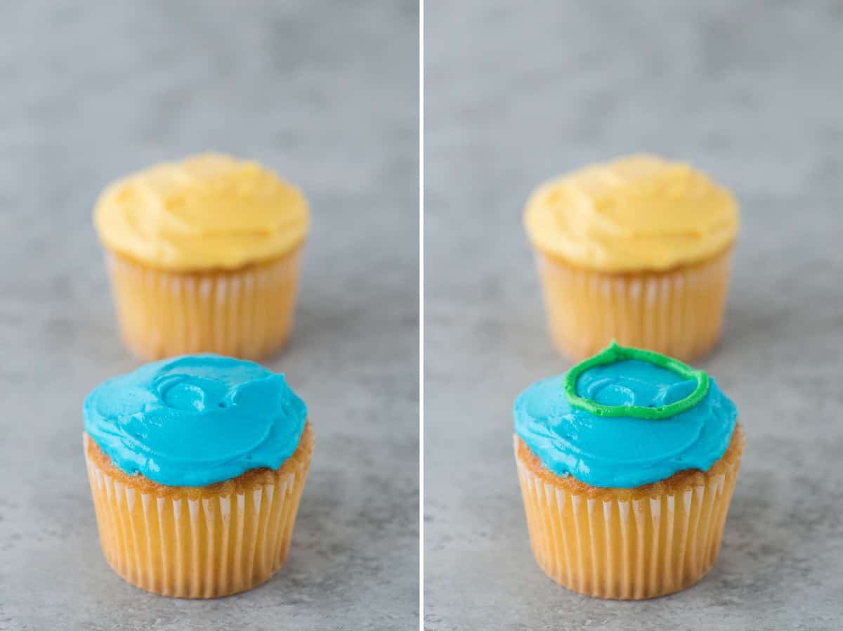 Easy to make turtle and snail cupcakes! Complete with a full photo tutorial - Great for a themed birthday party!