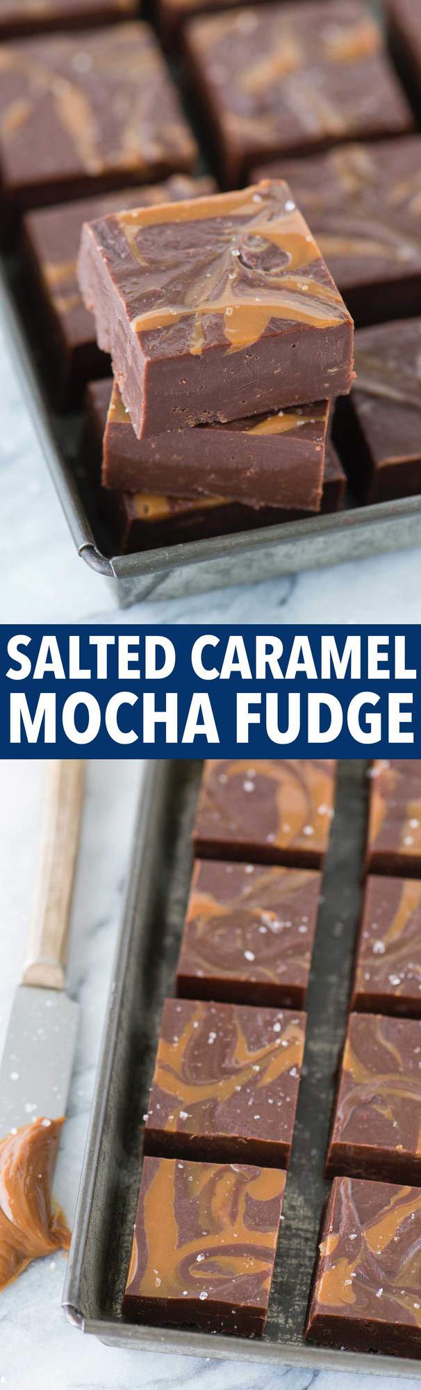 Salted Caramel Mocha Fudge | The First Year