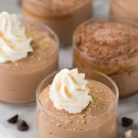 Learn how to make 3 ingredient mousse using any flavor of coffee creamer! The flavored creamer gives the mousse AMAZING flavor!