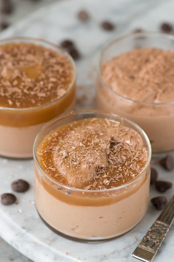 Learn how to make 3 ingredient mousse using any flavor of coffee creamer! The flavored creamer gives the mousse AMAZING flavor!