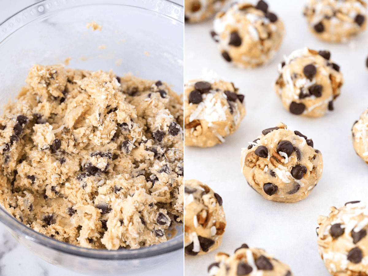 how to make cowboy cookie dough collage
